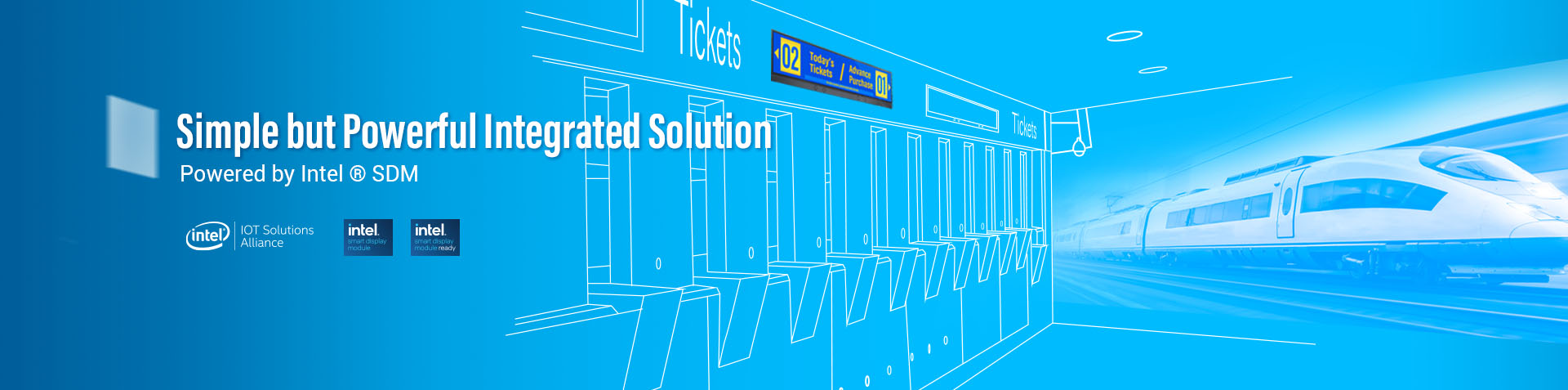 Plug-and-Play Display Integrated Solution for Queuing & Calling System in Ticketing Solution